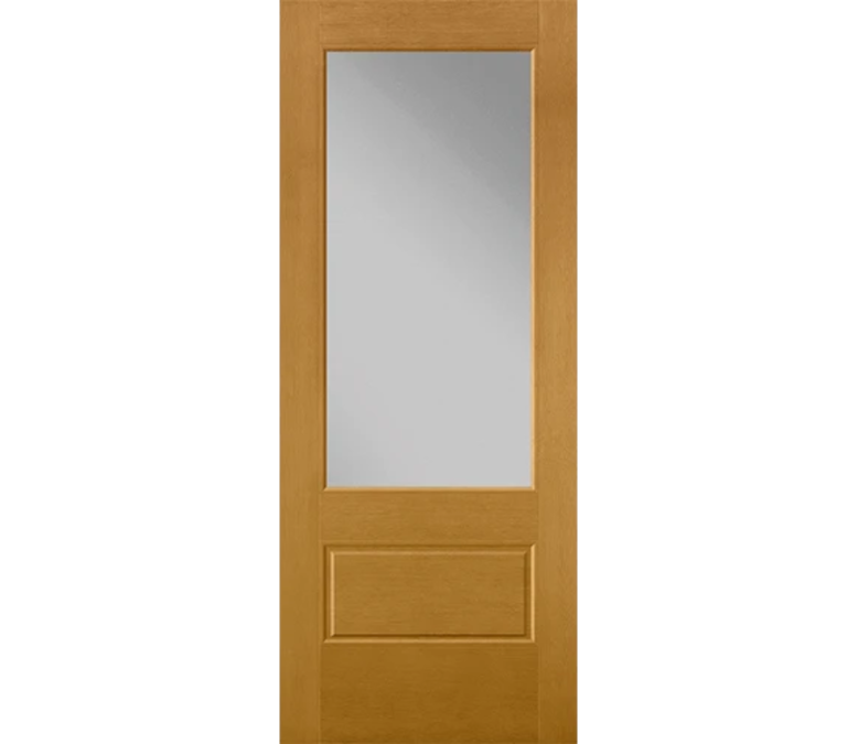 Parkcity 3 Quaters Light Fiberglass Entry Door